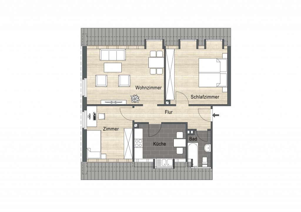 3 Zimmer Dachgeschoß ETW in zentraler Lage von Lüdenscheid